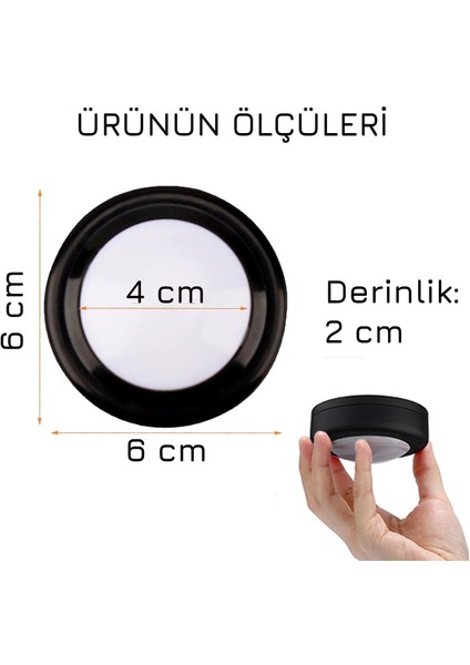 4 Lü Set LED Aydınlatma Dekoratif Rgb Gece Lambası 12 Renk Kumandalı Küçük