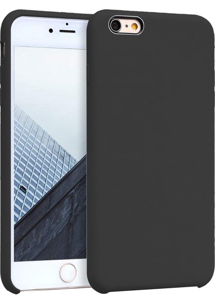 Apple iPhone 6 Ince Mat Silikon Kılıf Siyah