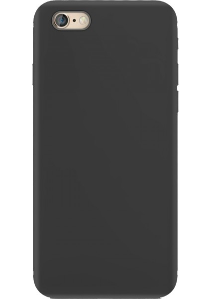 Apple iPhone 6 Ince Mat Silikon Kılıf Siyah