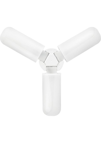 PM-14613 12 VOLT - 60 WATT AKÜ MAŞALI 3 KOLLU PERVANE BEYAZ LED AMPUL