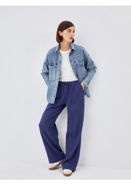 Kadın Denim Ceket Indigo
