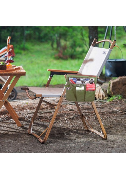 Plaj Sandalyeleri Yan Saklama Torbaları Büyük Kapasiteli, Çok Cepli Yeşil (Yurt Dışından) modelleri