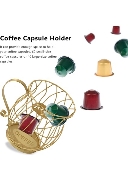 Kahve Kapsülü Pod Saklama Sepeti, Tassimo, Nespresso, Dolce-Gusto Için (Yurt Dışından)
