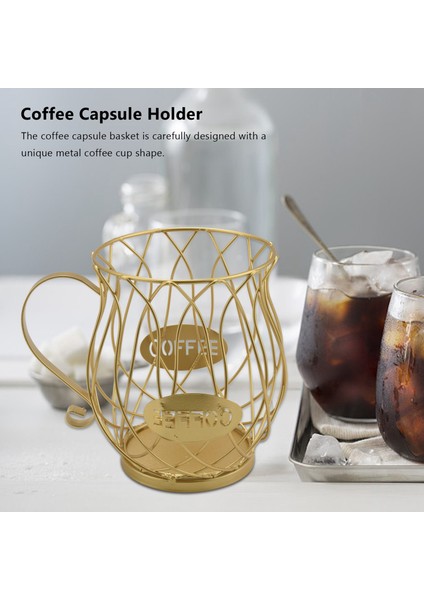 Kahve Kapsülü Pod Saklama Sepeti, Tassimo, Nespresso, Dolce-Gusto Için (Yurt Dışından)