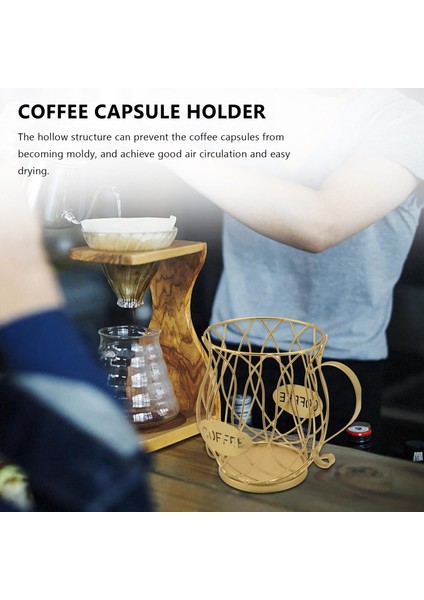 Kahve Kapsülü Pod Saklama Sepeti, Tassimo, Nespresso, Dolce-Gusto Için (Yurt Dışından)