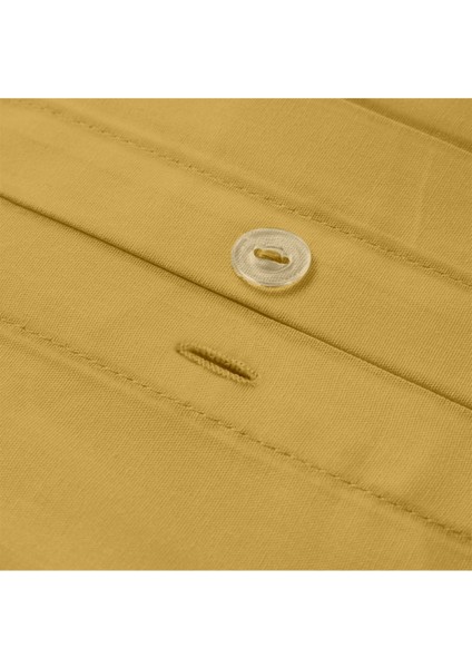 Organik Pamuk Akfil Nevresim Takımı Çift Kişilik 200 x 220 cm Hardal fırsatları