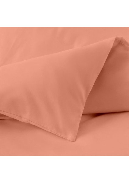 Organik Pamuk Akfil Nevresim Takımı Çift Kişilik 200X220 cm Oranj modelleri