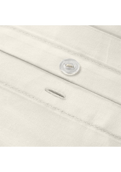 Organik Pamuk Akfil Nevresim Takımı Tek Kişilik 160 x 220 cm Kırık Beyaz fırsatları