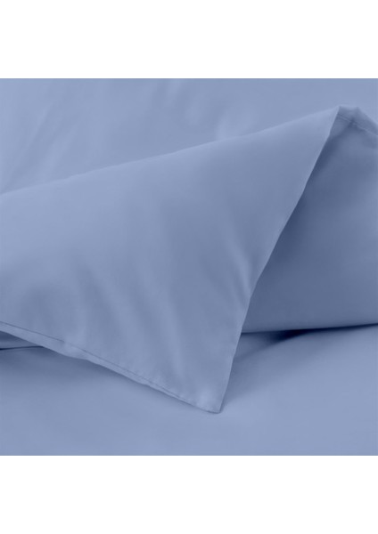 Organik Pamuk Akfil Nevresim Takımı Tek Kişilik 160 x 220 cm Mavi modelleri