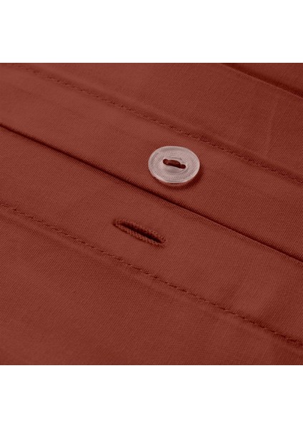 Organik Pamuk Akfil Nevresim Takımı Tek Kişilik 160X220 cm Bordo fırsatları