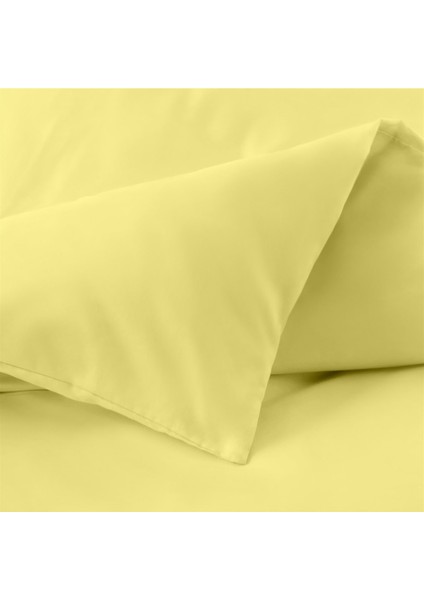 Organik Pamuk Akfil Nevresim Takımı Tek Kişilik 160 x 220 cm Sarı modelleri