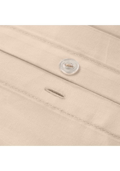 Organik Pamuk Akfil Nevresim Takımı Çift Kişilik 200X220 cm Pudra fırsatları