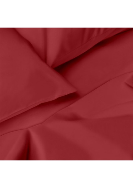 Organik Pamuk Akfil Nevresim Takımı Çift Kişilik 200X220 cm Kırmzı fiyatları