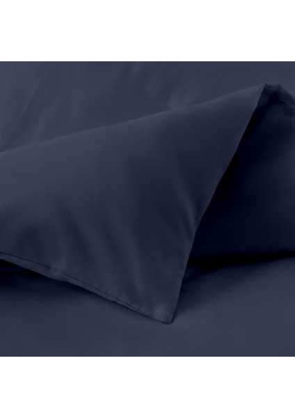 Organik Pamuk Akfil Nevresim Takımı Tek Kişilik 160X220 cm Lacivert modelleri