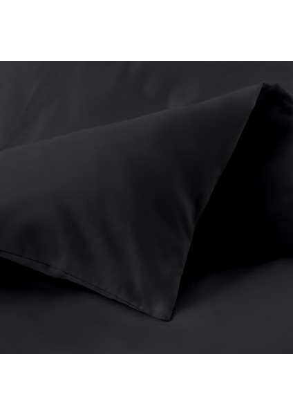 Organik Pamuk Akfil Nevresim Takımı Tek Kişilik 160X220 cm Siyah modelleri
