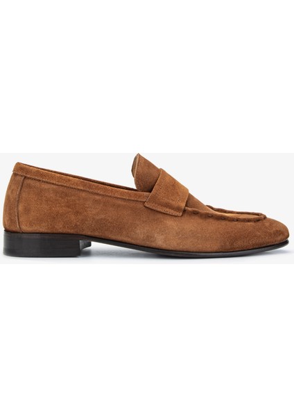 Thonas Erkek Tarçın Süet Deri Loafer Ayakkabı 537 3320 Erk Ayk Y24