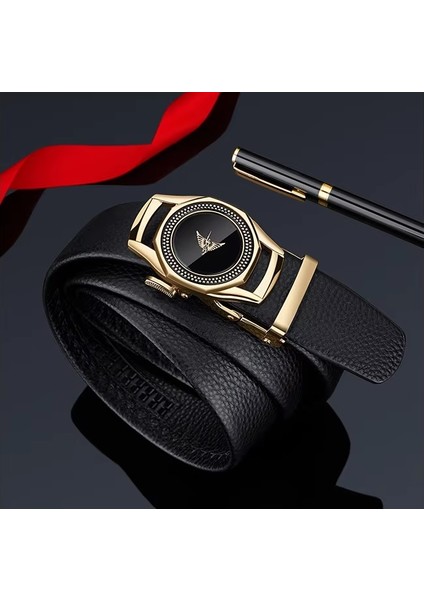Williampolo Deri Erkek Gold Tokalı Kemer