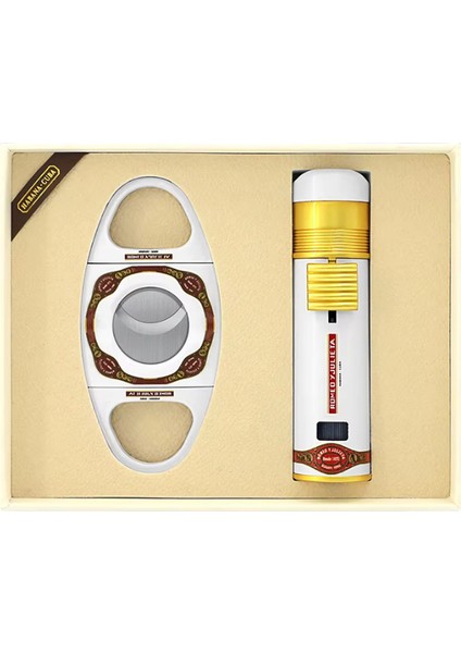 Romeo Y Julieta Özel Üretim Çakmak Kesici Ikili Puro Seti