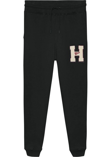 Tommy Jeans Erkek Siyah Pamuklu Eşofman Altı