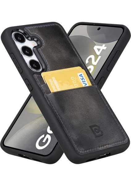 Samsung Galaxy S24 Uyumlu Deri Arka Kapak Fxcp TN18E