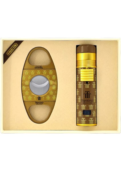 Trinidad Özel Üretim Çakmak Kesici Ikili Puro Seti