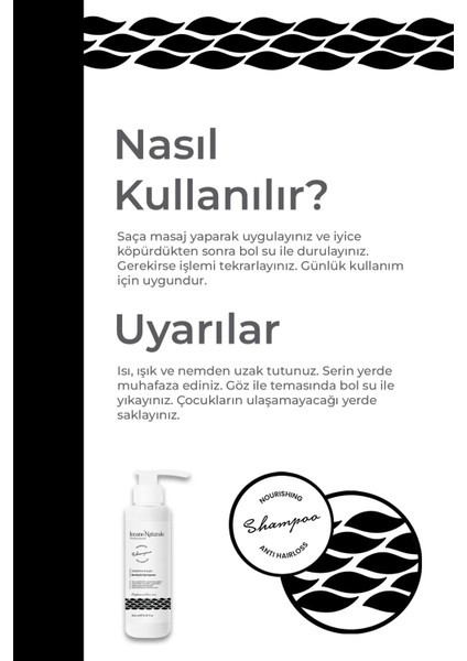 Dökülmeyi Önleyici Besleyici Şampuan 250 ml
