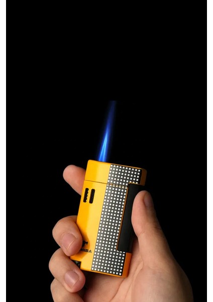 Limitli Seri Kesici Çakmak Ikili Sarı Puro Seti modelleri