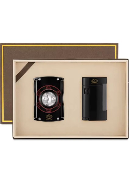 Özel Seri Partagas Serie P No:2 Çakmak Kesici Ikili Siyah Puro Seti fiyatları