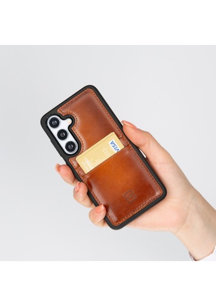 Samsung Galaxy S24 Uyumlu Deri Arka Kapak Fxcp RST2EF