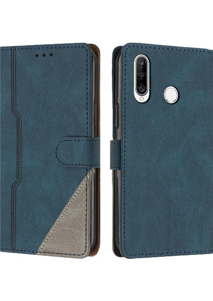 Huawei P30 Lite Kart Yuvaları Için Kılıf Kapak Pu Deri Manyetik Kapatma (Yurt Dışından)