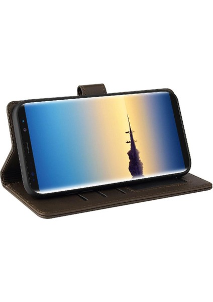Samsung Galaxy Not 8 Için Flip Case Darbeye Üç Kart Yuvaları 4 Köşe (Yurt Dışından)