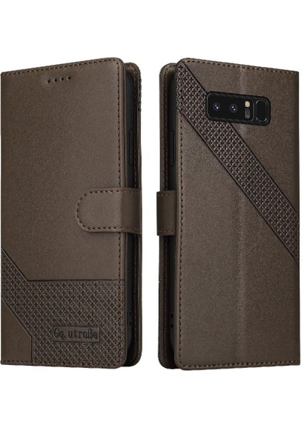Samsung Galaxy Not 8 Için Flip Case Darbeye Üç Kart Yuvaları 4 Köşe (Yurt Dışından)