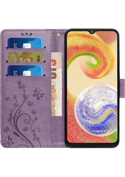Samsung Galaxy A04E Pu Deri Kart Tutucu Manyetik Kapatma Için Filp Durumda (Yurt Dışından) indirimleri