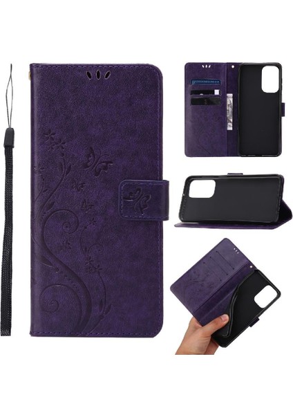 Samsung Galaxy A73 5g Manyetik Kapatma Pu Deri Kickstand Için Filp Durumda (Yurt Dışından)