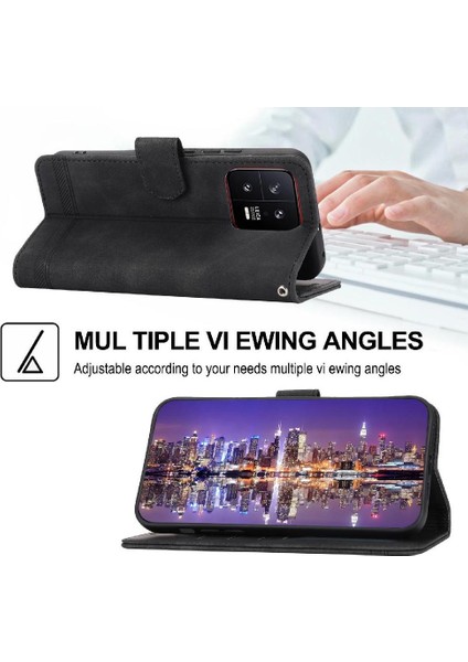 Xiaomi 13 Bileklik Nakit Cep Kartı Yuvaları Manyetik Kapatma Için Flip Case (Yurt Dışından) fırsatları