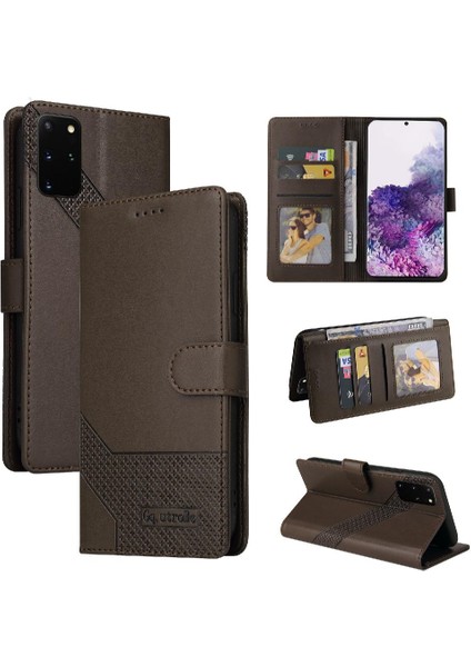 Samsung Galaxy S20 Artı Kickstand Üç Kart Yuvaları Premium Için Flip Case (Yurt Dışından)