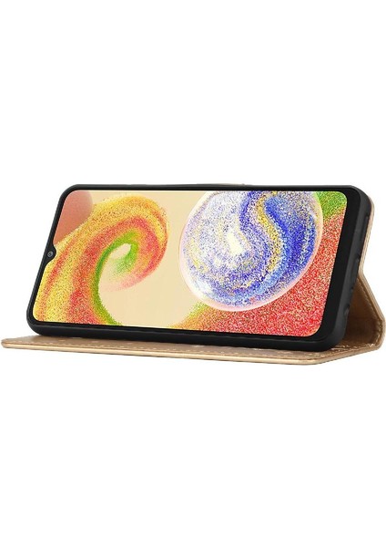 Samsung Galaxy A04E Pu Deri Kart Tutucu Manyetik Kapatma Için Filp Durumda (Yurt Dışından) fırsatları