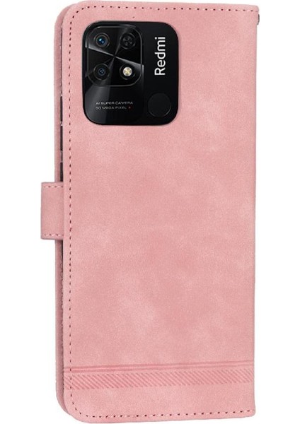 Xiaomi Redmi 10C Bileklik Kart Yuvaları Nakit Cep Premium Için Flip Case (Yurt Dışından)
