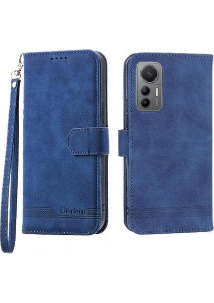 Xiaomi 12 Pro Manyetik Kapatma Bileklik Kart Yuvaları Premium Için Flip Case (Yurt Dışından)