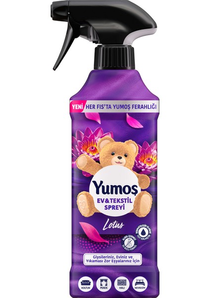 Ev Vetekstil Spreyi Lotus Yıkanması Zor Eşyalar Için 450 ml