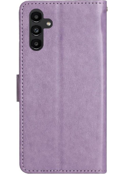 Samsung Galaxy A14 Için Filp Durumda 5g/4g Bilek Kayışı Pu Deri Kickstand (Yurt Dışından)