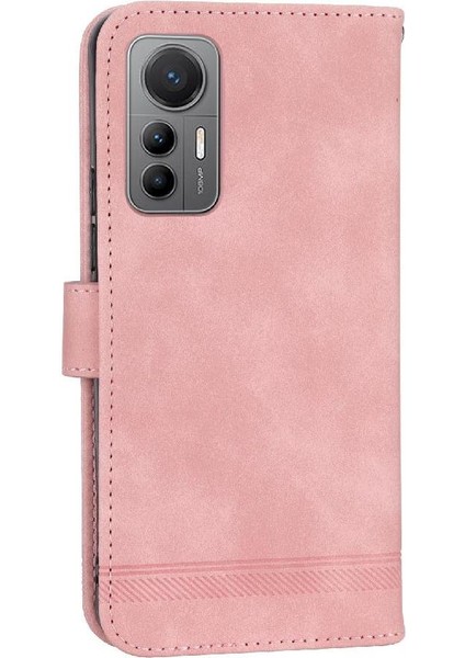 Xiaomi 12 Lite Için Flip Case Kart Yuvaları Nakit Cep Bileklik Manyetik (Yurt Dışından)