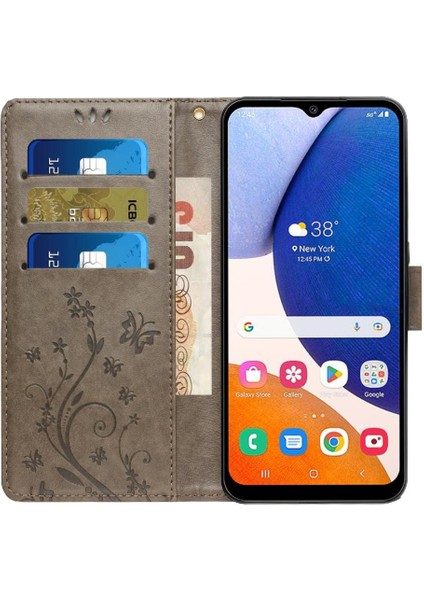 Samsung Galaxy S24 Manyetik Kapatma Kart Tutucu Kickstand Pu Için Filp Durumda (Yurt Dışından)