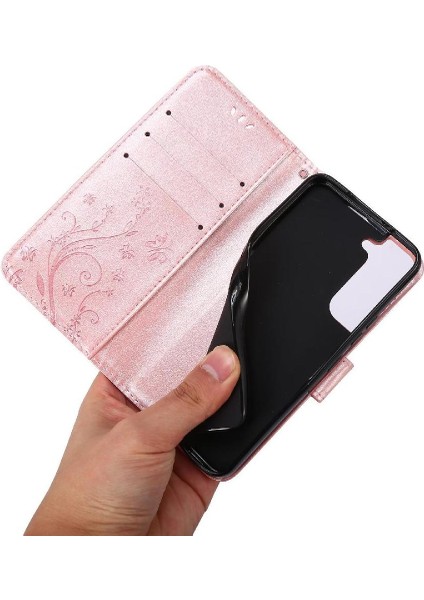 Samsung Galaxy S22 5g Kickstand Kart Tutucu Manyetik Kapatma Için Filp Durumda (Yurt Dışından)