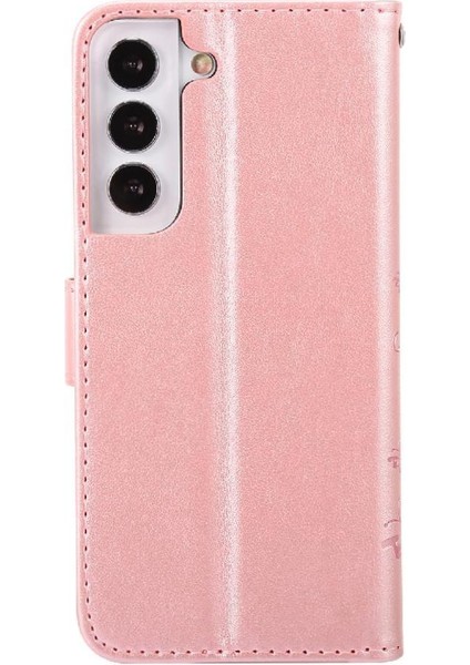 Samsung Galaxy S22 5g Kickstand Kart Tutucu Manyetik Kapatma Için Filp Durumda (Yurt Dışından)