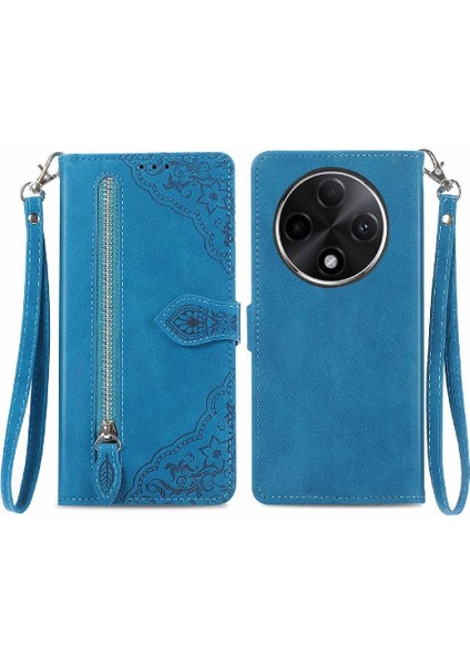 Oppo A3 Pro Cüzdan Çok Renkli Çoklu Kart Yuvası Flip Fermuar Için Flip Case (Yurt Dışından)