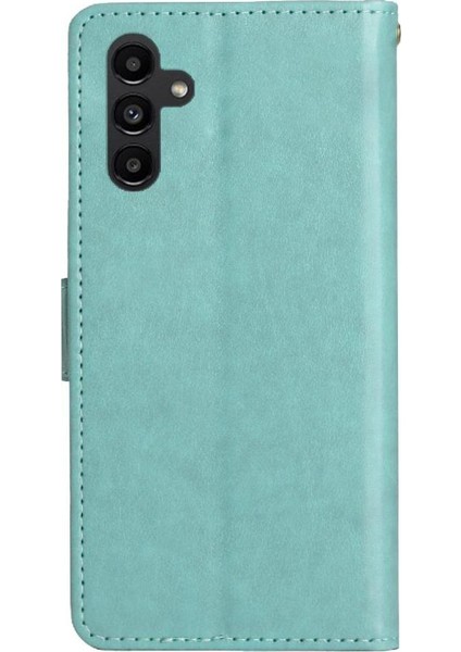 Samsung Galaxy A24 4g Pu Deri Kart Tutucu Kickstand Bilek Için Filp Durumda (Yurt Dışından)