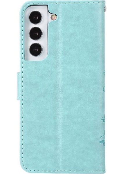 Samsung Galaxy S22 5g Kickstand Kart Tutucu Manyetik Kapatma Için Filp Durumda (Yurt Dışından)