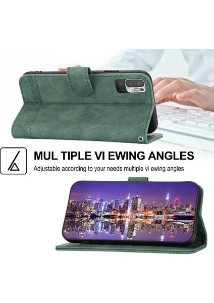 Xiaomi Redmi Not 10 Için Flip Case 4g Nakit Cep Bileklik Manyetik Kart (Yurt Dışından)