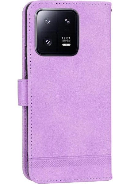 Xiaomi 13 Pro Premium Bileklik Manyetik Kapatma Kart Yuvaları Için Flip Case (Yurt Dışından)